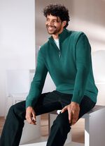 Effen opstaande kraag trui in 3 kleuren BENZINE