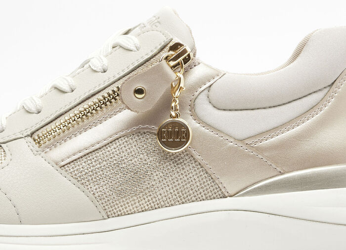 Remonte sneakers in een trendy look BEIGE-GOUD