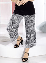 Culottes met bloemdessin 