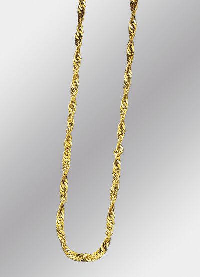 Singapore ketting met veerringsluiting 