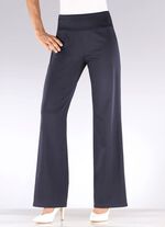 Zachte stretchbroek in modieuze breedte 