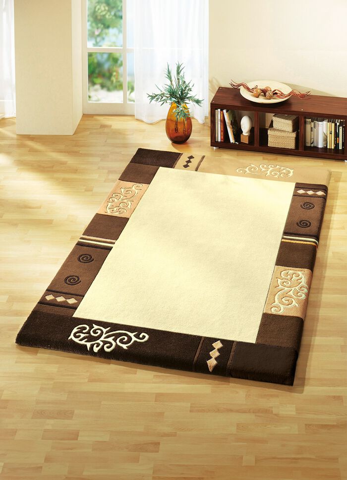 Handgetufte bruggen, vloerkleden en bedrokken BEIGE