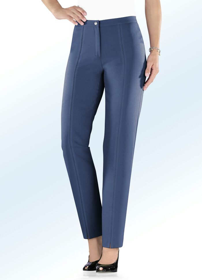 Broek met stretchband MARINE