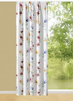 Overgordijn met universele railtape 