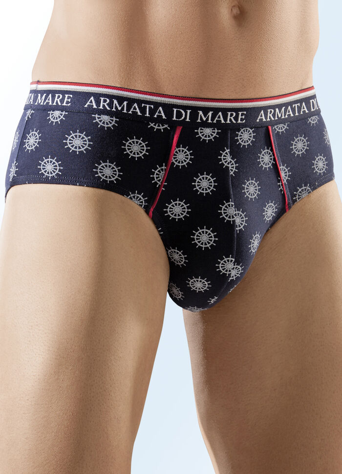 Set van vier slips, bedrukt 