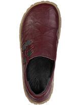 ELENA EDEN, comfortabele damesschoenen op blote voeten, breedte G, met uitneembaar voetbed BOURGONDIË