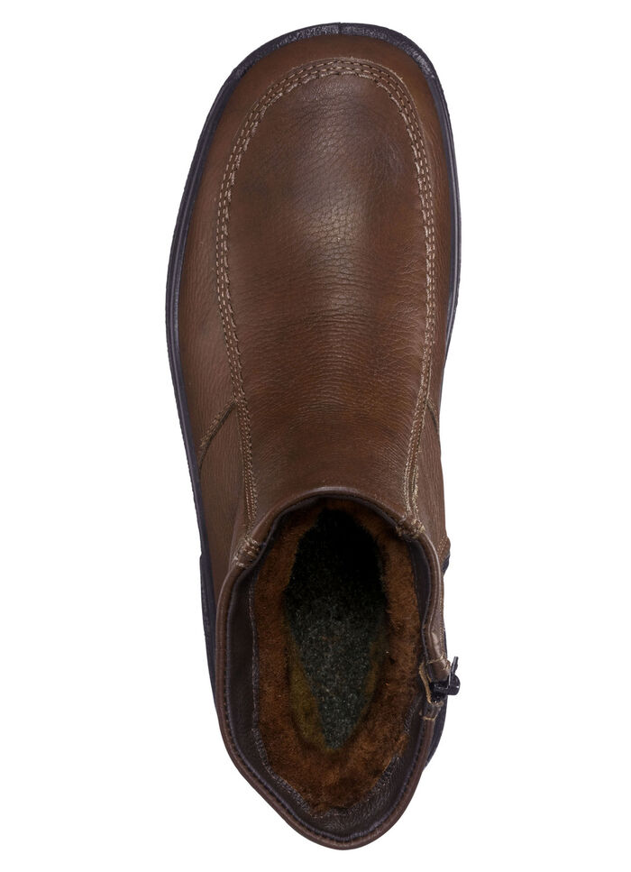 Laarzen met echte lamsvachtvoering DONKERBRUIN