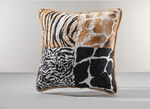 Sprei in fascinerende patchwork-look BRUIN-BEIGE-ZWART