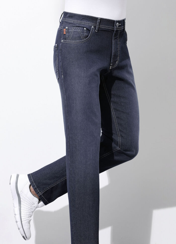Moderne jeans van "Francesco Botti" in 3 kleuren DUNKELJEANS
