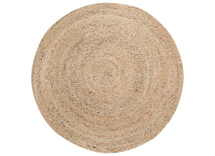 Vlechtwerkmat, met de hand gevlochten van 100% jute 