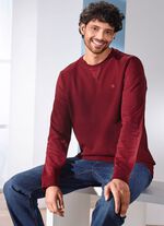 Sweatshirt in 3 kleuren BORDEAUX