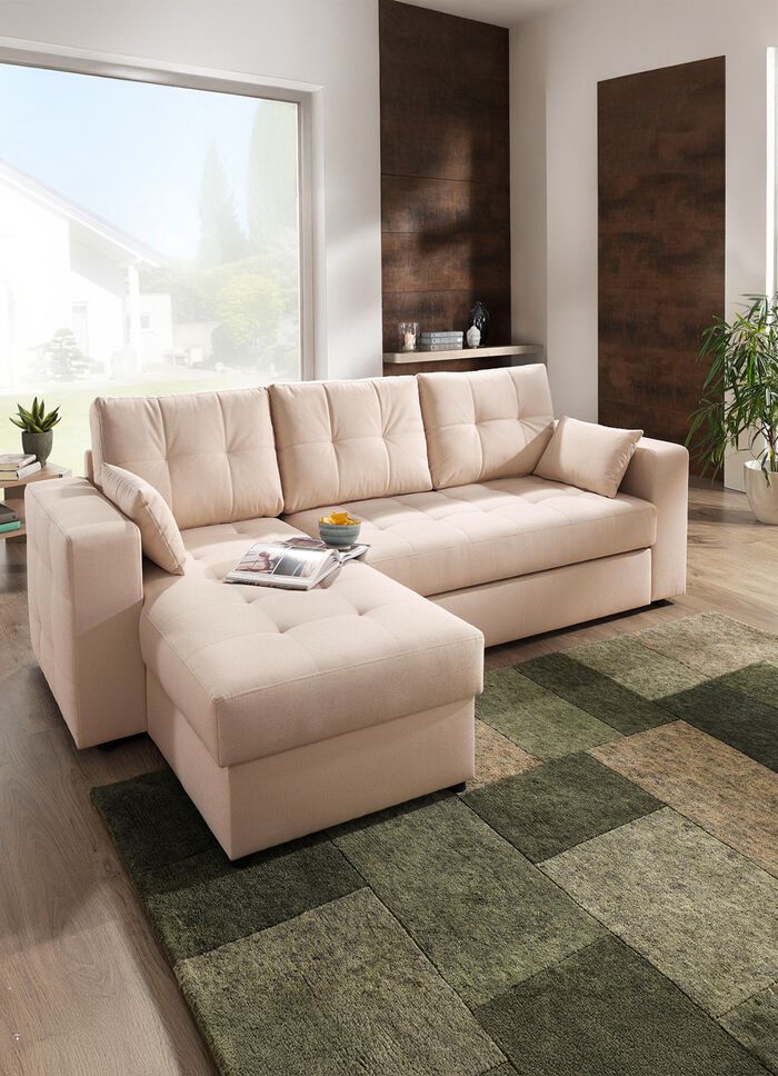 Gestoffeerd meubel met slaapfunctie 