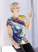 Shirt met strass-versiering 