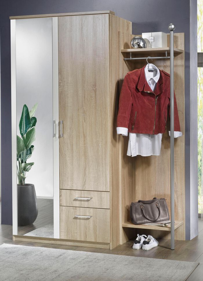 Garderobekast EIKENHOUT ZO WIT