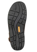 Klassieke herensandalen, breedte H, met klittenbandsluiting 