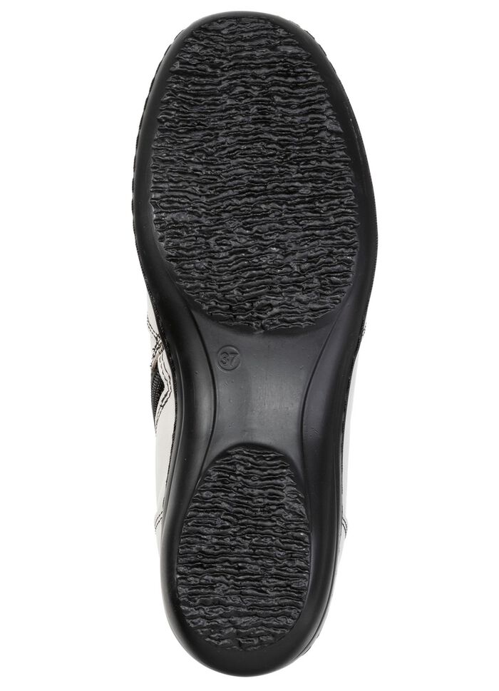 ELENA EDEN, comfortabele dameslaarzen, breedte H, met uitneembaar voetbed ECRU