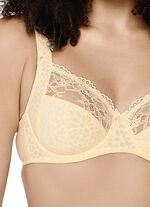 LingaDore beugelbeha met jacquarddesign en elastische kant 