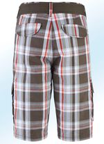 Bermudashort met riem en cargozakken in 2 kleuren 