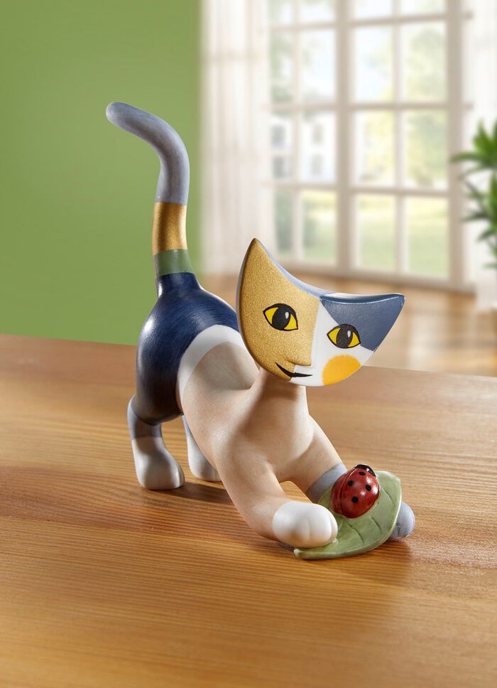 Goebel kat gemaakt van hoogwaardig porselein 