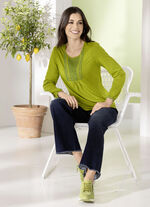 shirt met lusknoopsluiting 