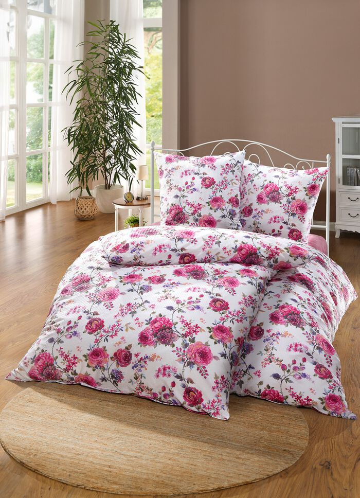 Strijkvrij beddengoed van Mako zacht seersucker 