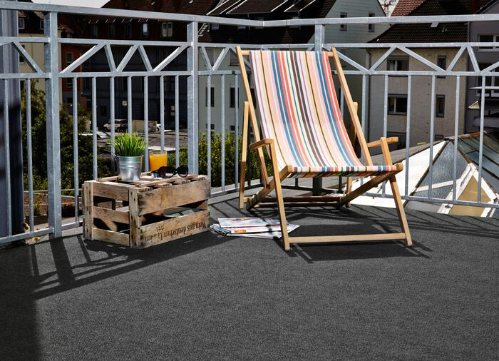 Robuust kunstgrastapijt ANTRACIET