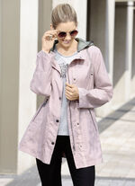 Functionele jas met afneembare capuchon 