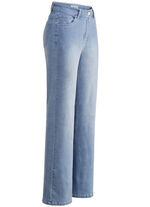 Jeans in het nieuwste vingerafdrukdesign LICHTBLAUW