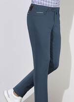 &quot;Brühl&quot; broek met tailleband in 3 kleuren DUNKELBLAU