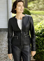 Blazer met tonale borduursels 