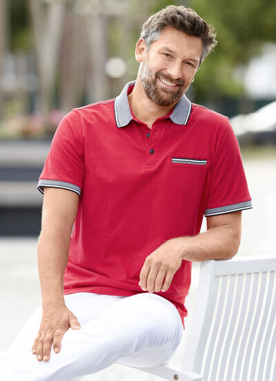 Poloshirt in 3 kleuren 