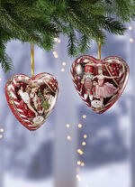 Kerst sprookjesachtig sieradenhart 