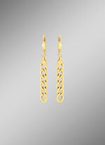 Lange oorbellen in een kinketting-design 