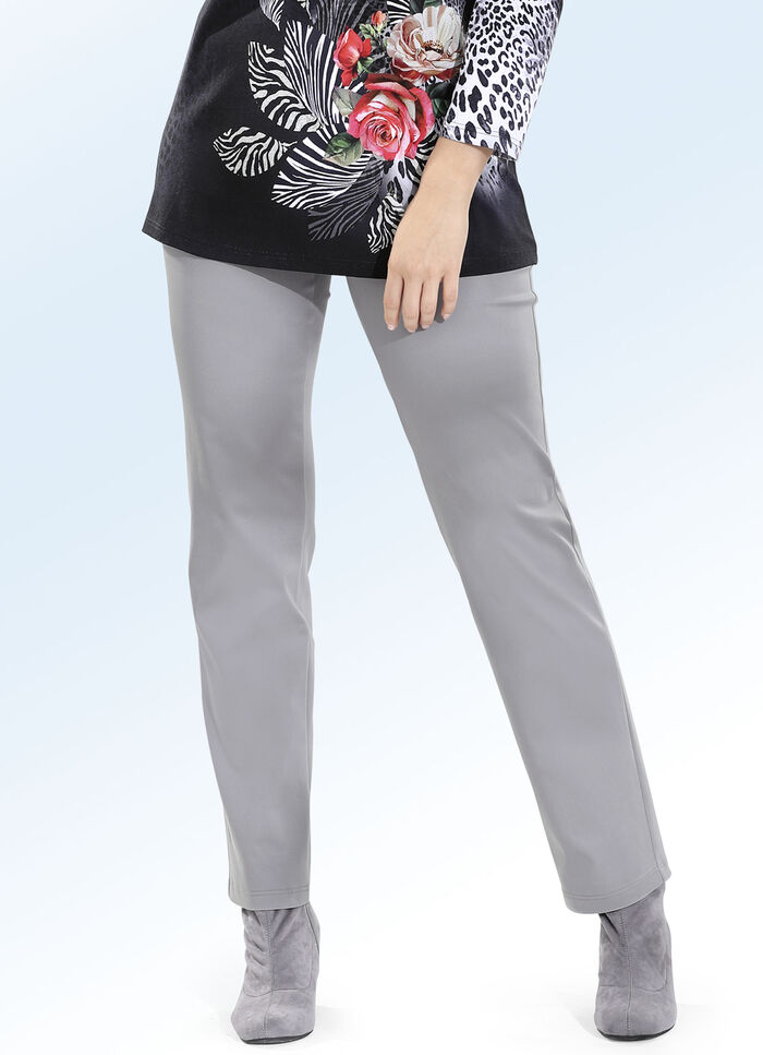 Soft-stretch-broek in comfortabel pull-on-model 