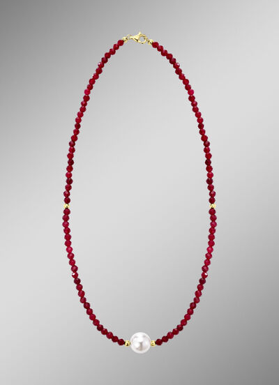 Ketting met schelpparel 