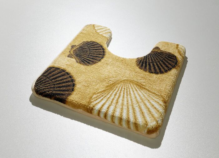 Badmat met antislip achterkant GOUD