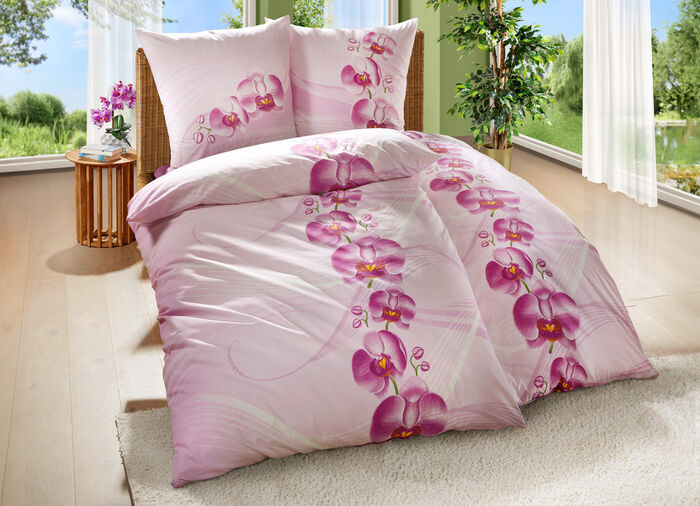 Renforcé beddengoedset van Dobnig ROZE