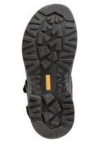 Trekkingsandaal GINO GALANTE van nappaleer en textiel DONKERBLAUW-ZWART