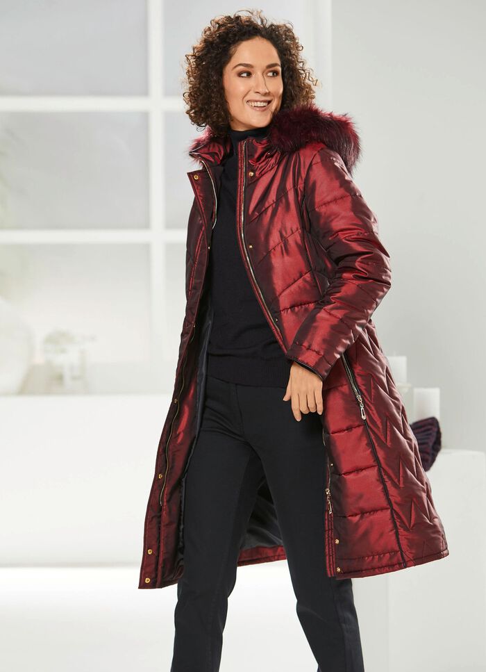 Jas met contrasterende bies 