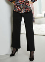 Broeken in modieuze breedte ZWART