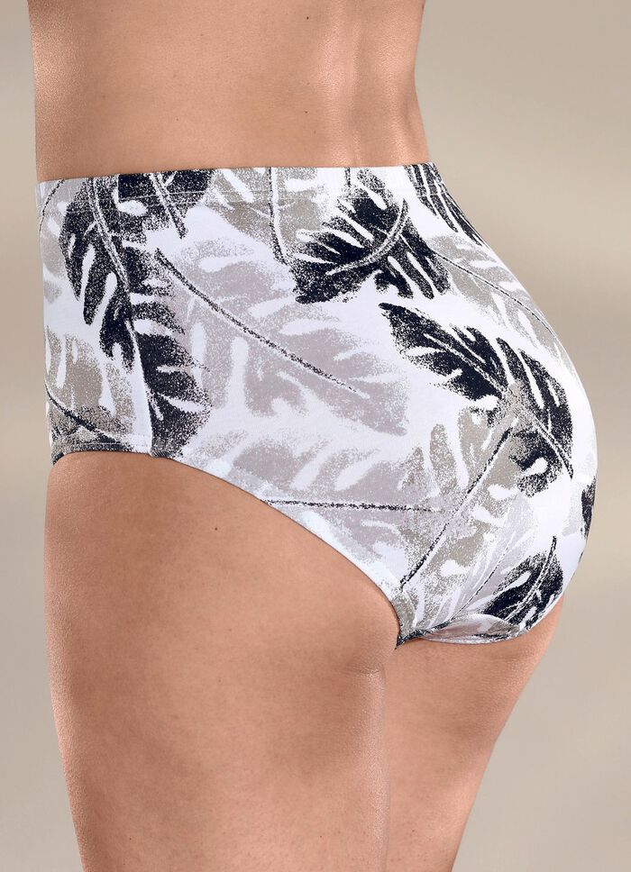 Set van vier slips met elastische band 