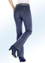 Jeans in trendy bootcut-vorm JEANS BLAUW