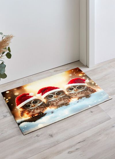 Deurmat met antislip rubberen achterkant 