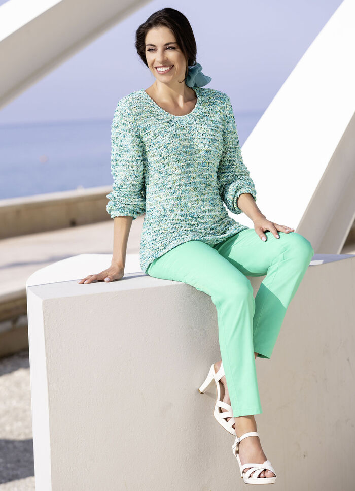 Broek met sportieve chic MUNT