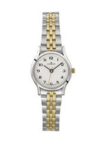 Dugena quartz dameshorloge met roestvrijstalen bandkast 