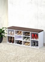 Schoenenbank met zitkussen 