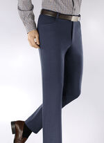Prachtige broek van "Klaus Modelle" in 4 kleuren MARINE MELANGE