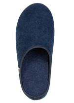 Klassieke herenpantoffels met uitneembaar voetbed 