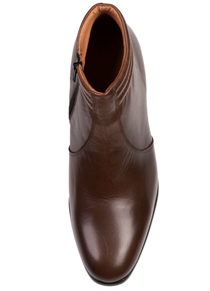 GINO GALANTE, elegante heren enkellaarsjes, met rits 