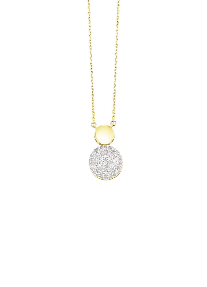 Prachtige ketting met 60 diamanten 